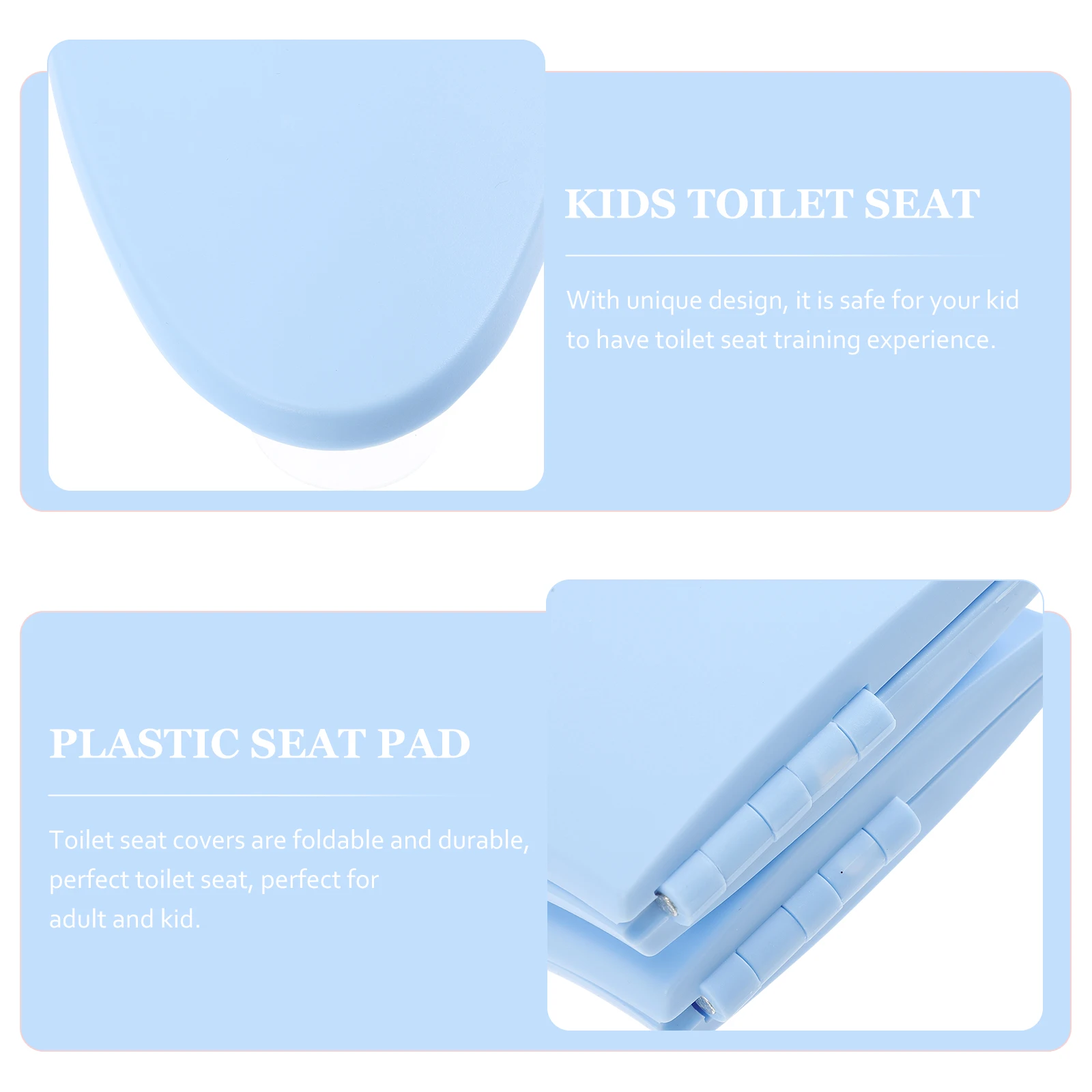 

Foldable Potty Cover For Kids Child Toilet Training Seats Lightweight Portable Travel Outdoor Use Plastic Toilet Seat Cushion