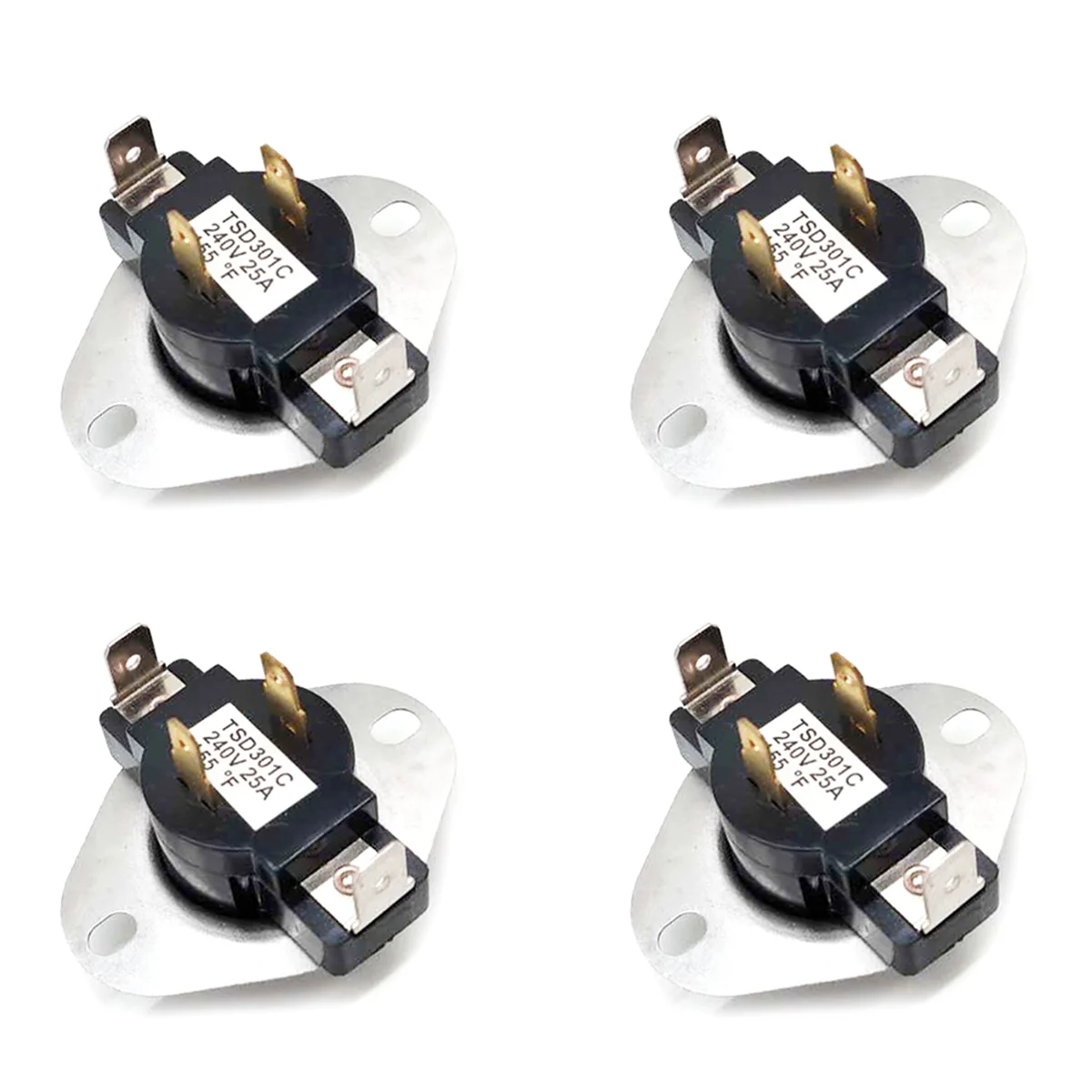 4X Replacement Parts for 3387134 Dryer Cycle Thermostat - Easy Install for 3387135 3387139 WP3387134VP 306910 3387134