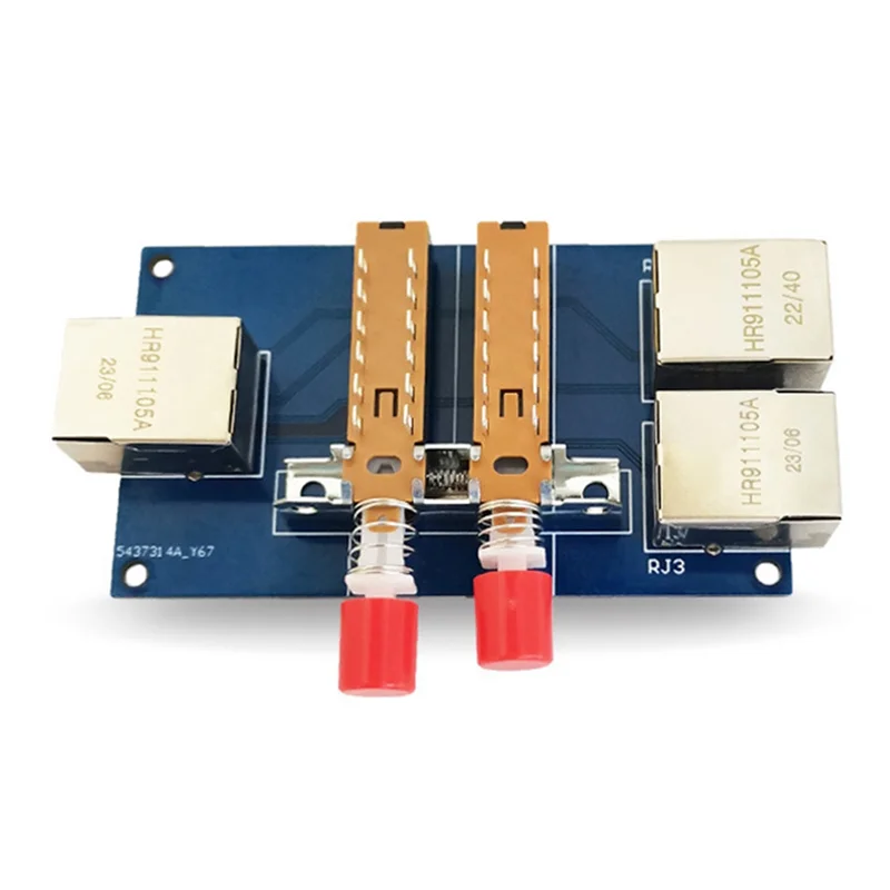 B67C 1Set Netzwerk Port Switcher Breitband 2-In-1-Out Netzwerk Port Splitter Modul Netzwerk Port Switch Modul