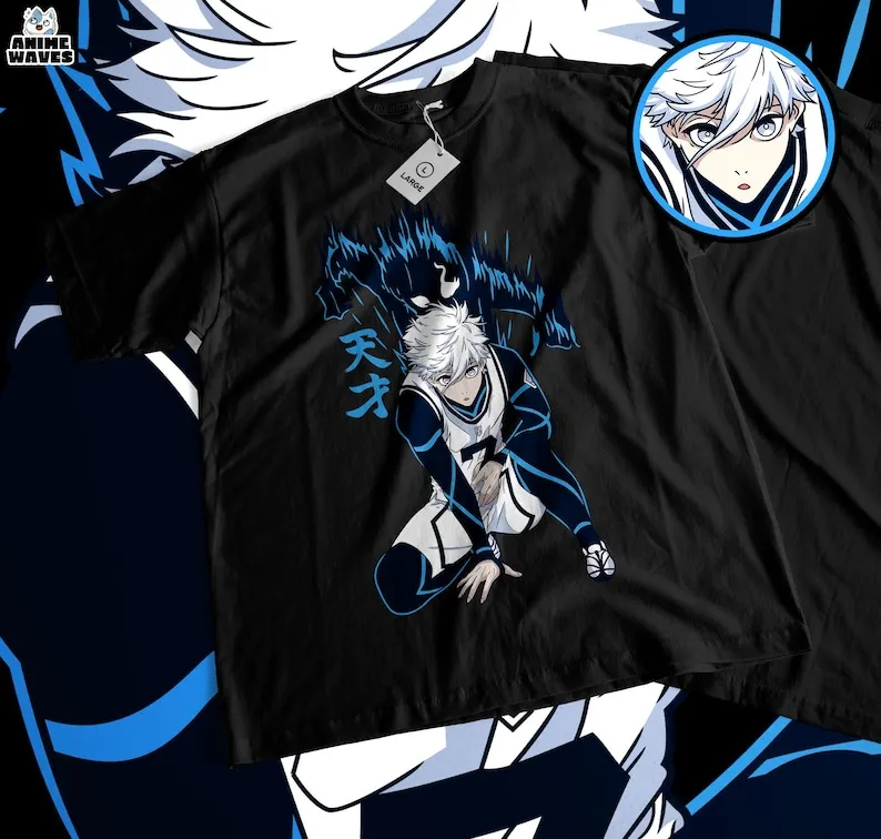 

Elite Striker Unisex T-shirt - Japanese Anime, Soccer Manga, Sports Aesthetic, Tokyo Streetwear, Football Otaku, Japan-Inspired