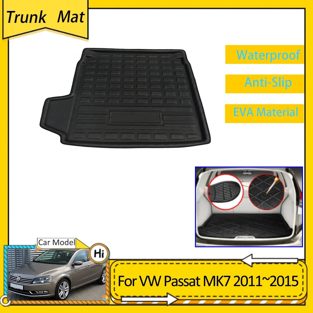 

Car Trunk Mat For Volkswagen VW Passat B7 MK7 2011 2012 2013 2014 2015 Cargo Boot Pad Protective EVA Waterproof Carpet Liner