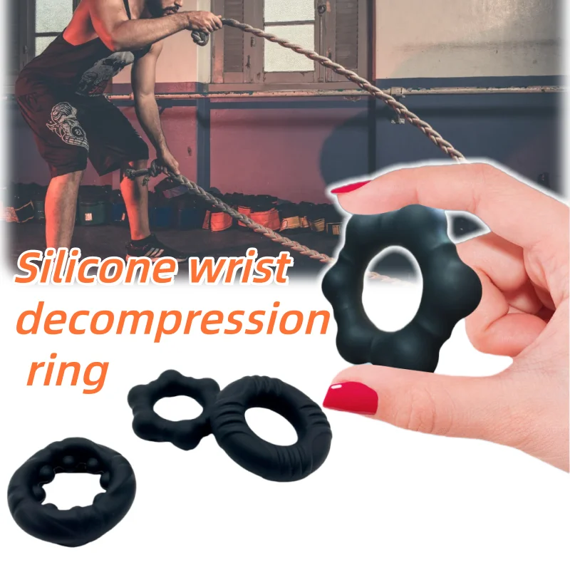 

3-стильное портативное декомпрессионное кольцо для мужского пальца, многофункциональный массажный тренажер с повышенной чувствительностью, принадлежности для спальни, инструмент