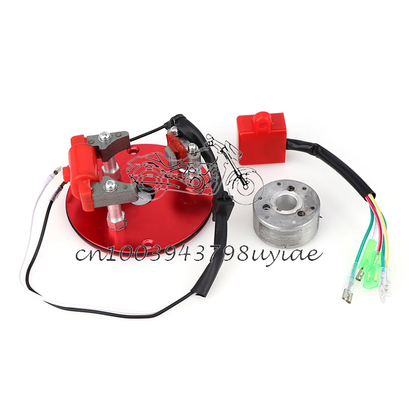 Red For 110 125 140cc Lifan YX Pit Dirt Bike Racing tator Magneto  Inner Rotor CDI Kit