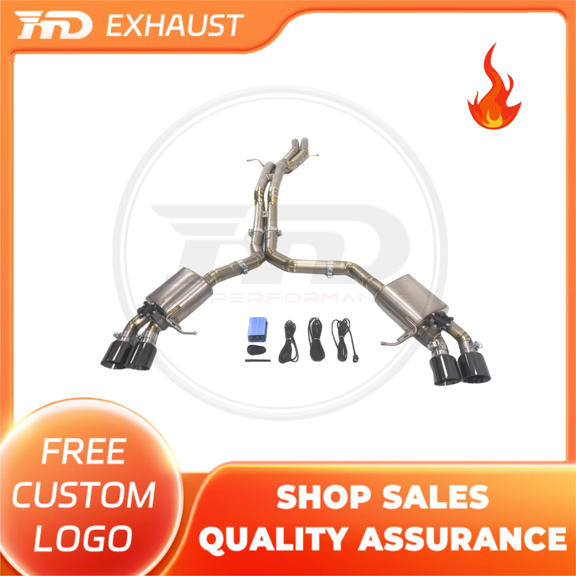 

HMD Exclusive customization Exhaust System Titanium alloy Performance Catback for Porsche Macan GTS Muffler With Valves