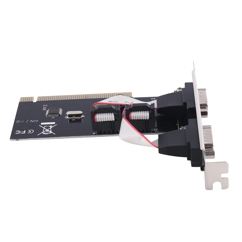 PCI To R232 Adapter PCIE To 2 Port Serial Expansion Card PCI-E To Industrial RS232 Serial Port Adapter Part Kits For Desktop