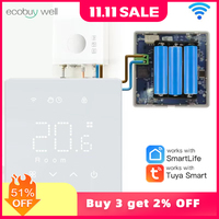 Tuya Smart Home Battery Wifi Thermostat Gas Boiler Thermostat Tuya Wfi Room Thermostat Digital Temperature Controller Alexa