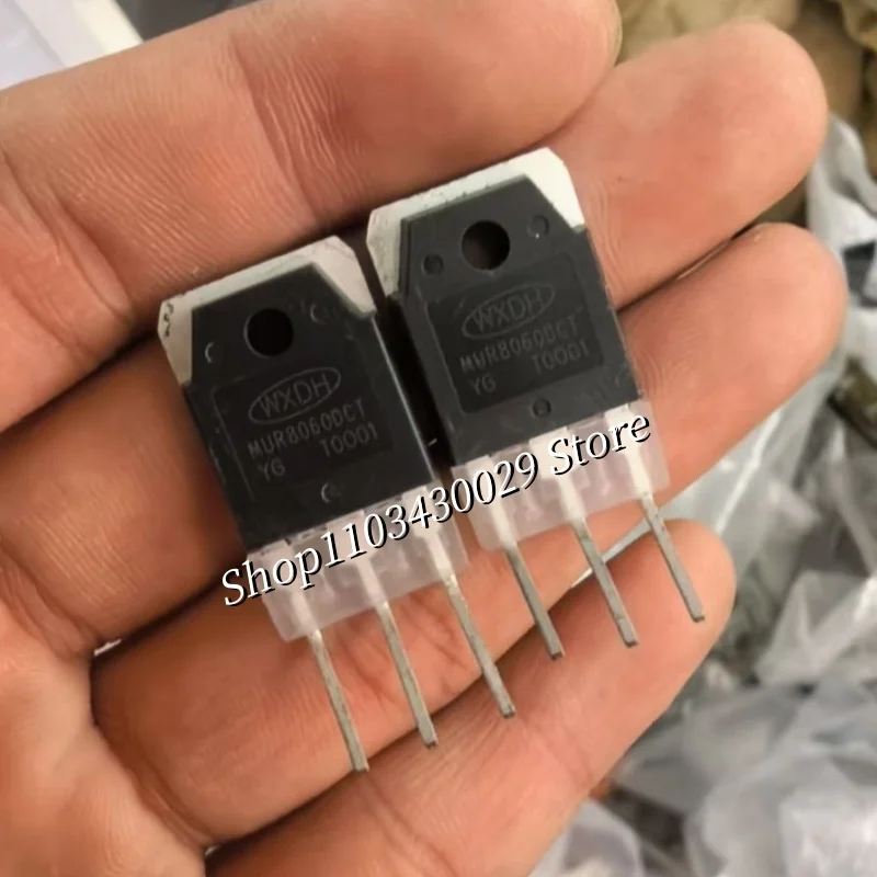 

10Pcs Refurbished original MUR8060DCT TO-3P 80A 600V ultrafast recovery diode