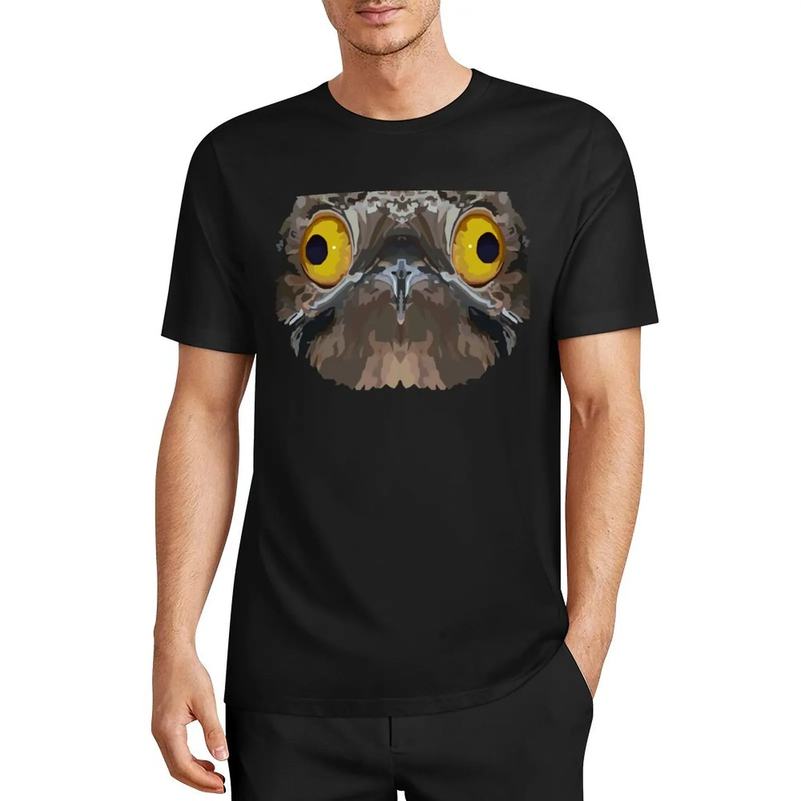 

Topographic: Common Potoo T-Shirt cute tops summer top t shirt men