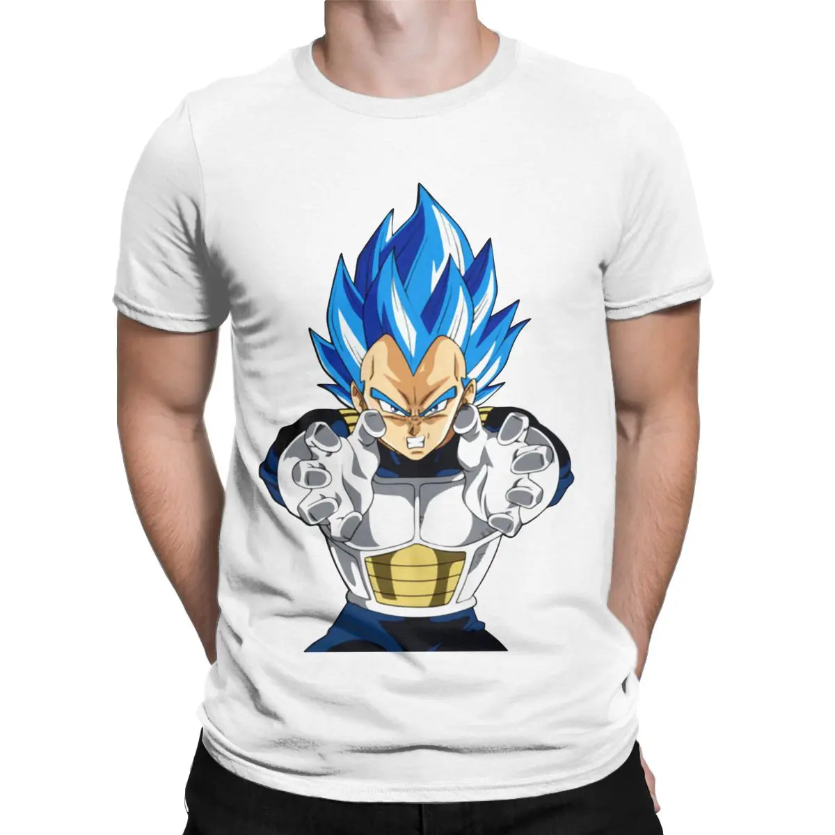 Dragon Ball Super Saiyan Vegeta Ascended T-Shirts Dbz 100% Cotton Tee Shirt Round Neck Short Sleeve T Shirt Plus Size Tops