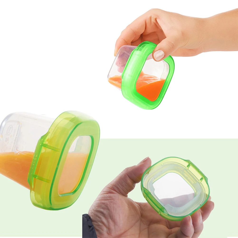 

6 Pcs Fresh Keeping Food Box Portable Baby Container Sealed Storage Case Lightweight Dishwasher Microwave Freezer Safe