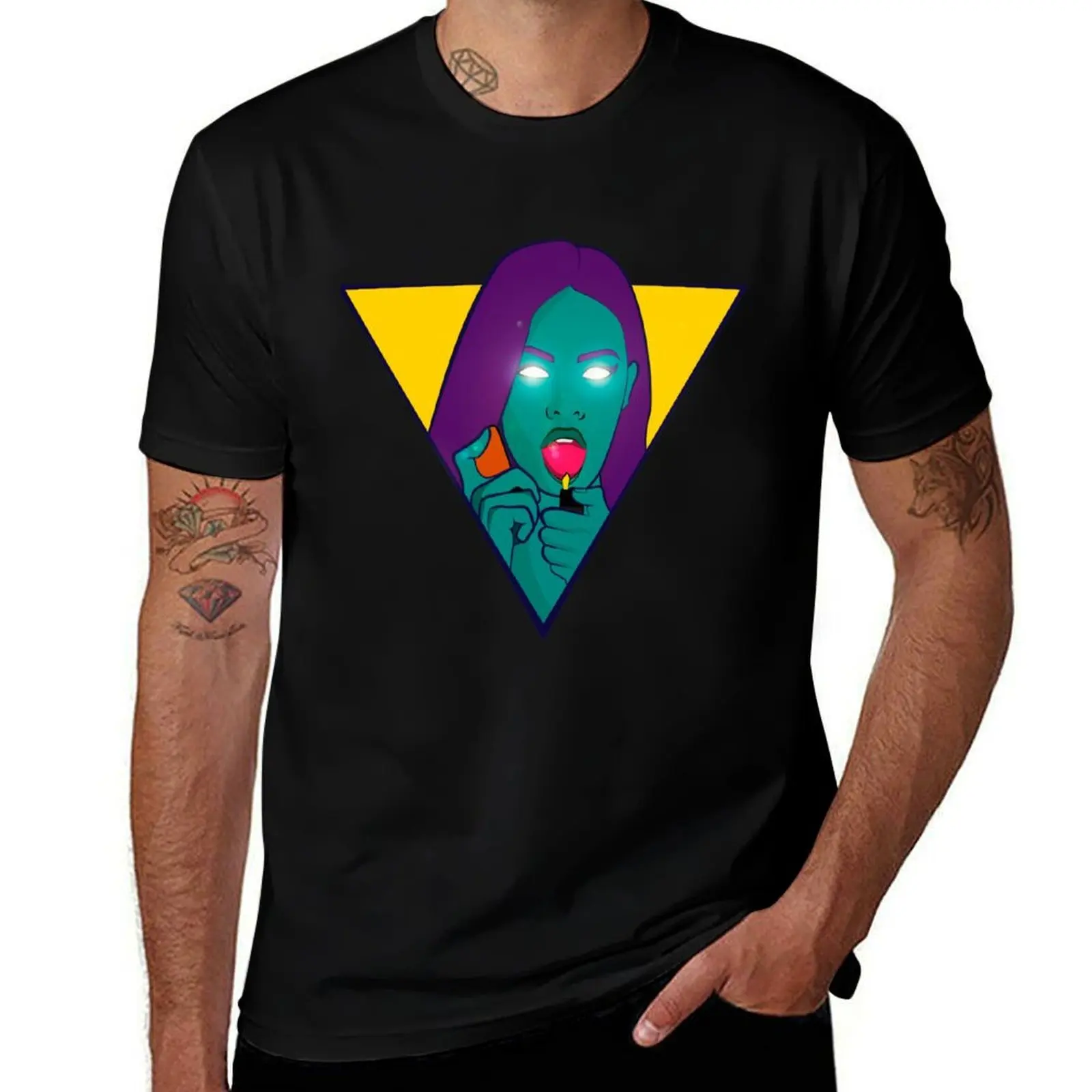 Megan Fox Jennifer's Body ilustration T-Shirt Construction Work Tee Shirt T-Shirt