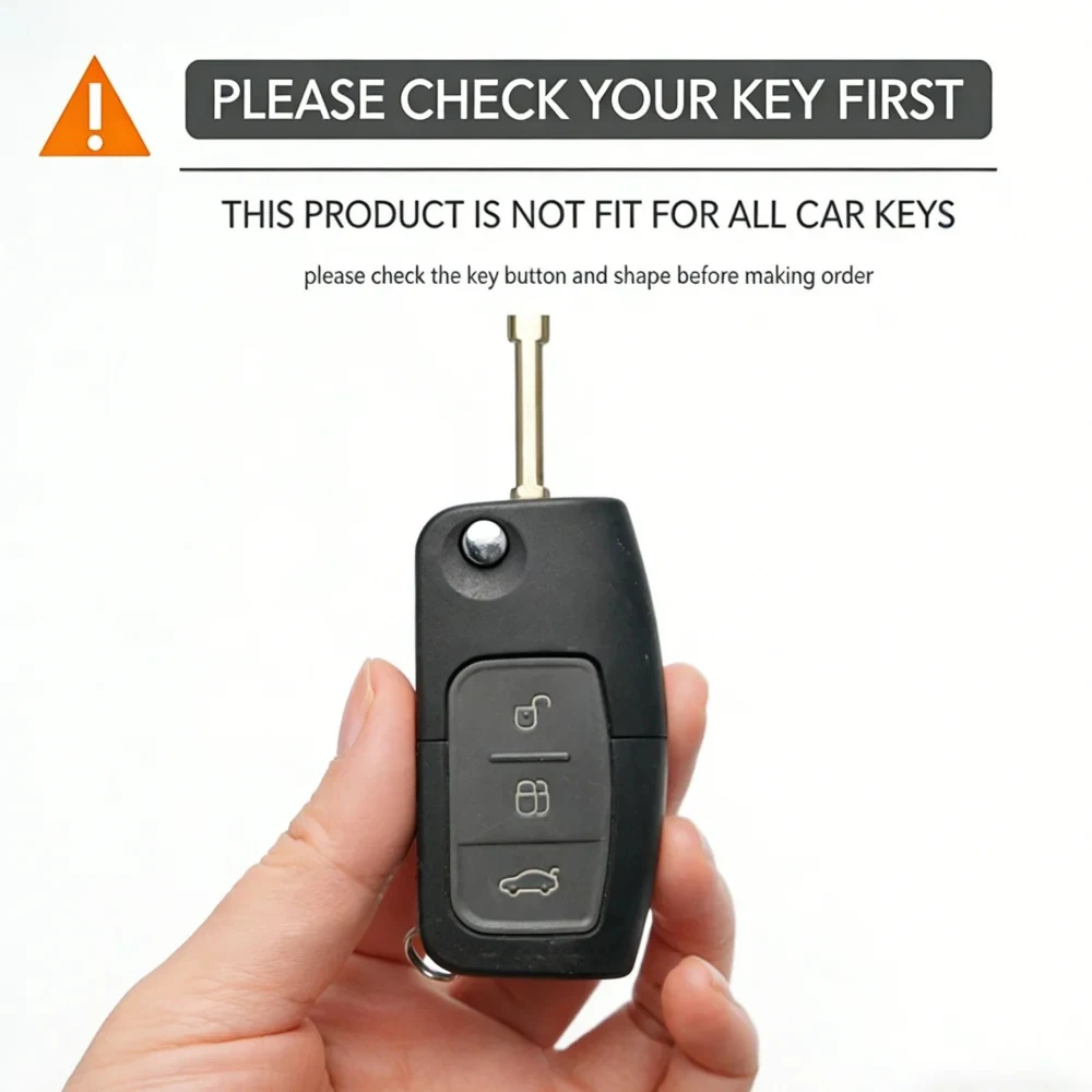 Key Case for Ford Focus Mondeo Max EcoSport Galaxy Fiesta Kuga Transit Tourneo Heavy Duty Protection Drop Protection Cover