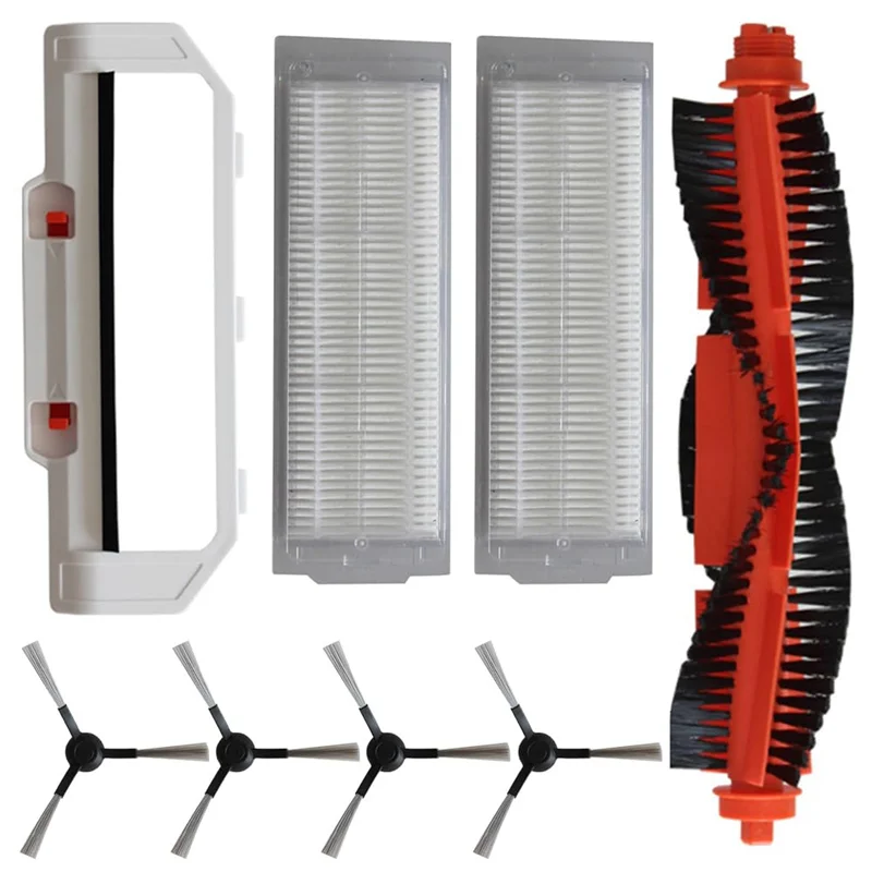 Juego de accesorios de piezas de repuesto A99X para Robot aspirador Coredy SL200, incluye filtros, piezas de cubierta de cepillo