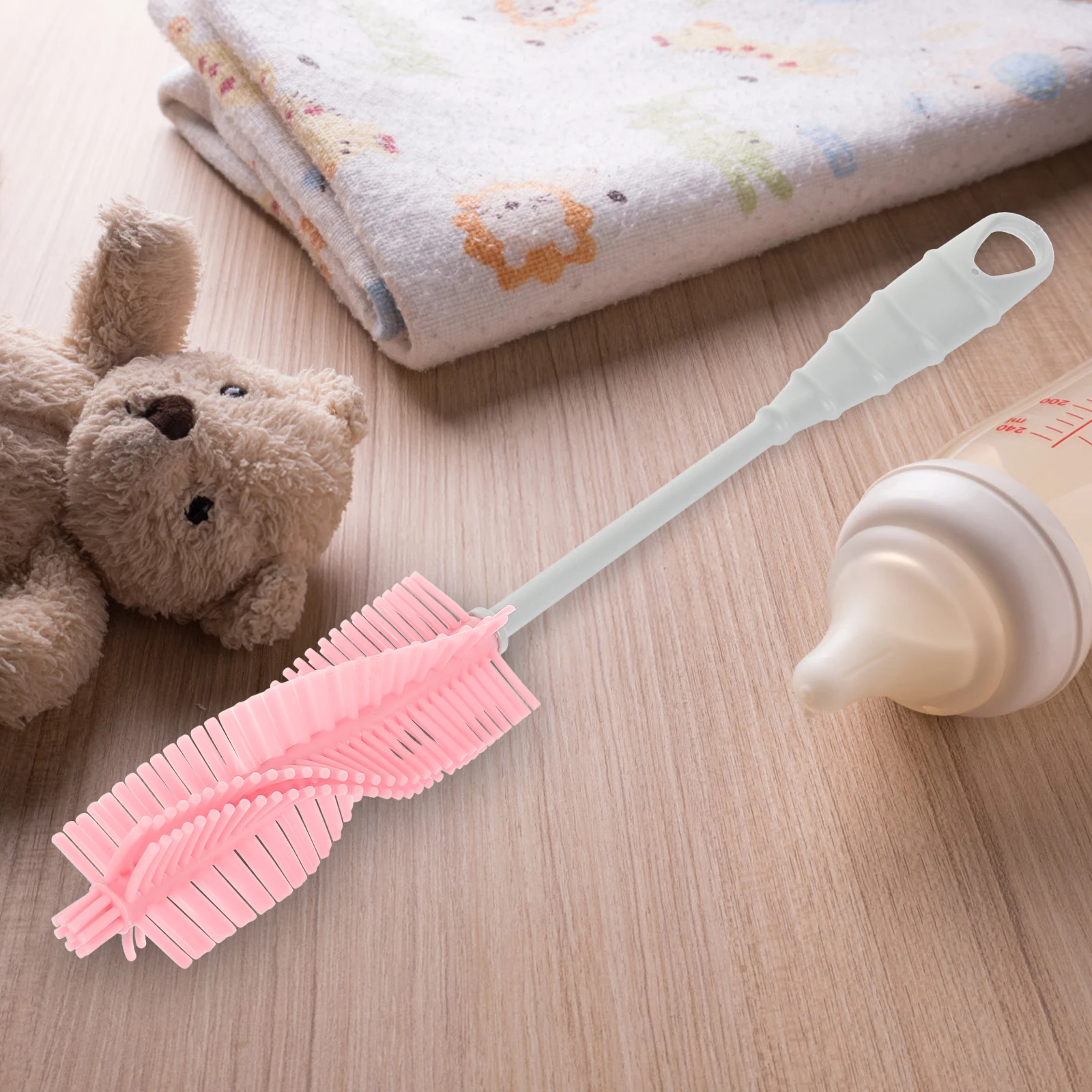

Bottle Cleaning Brush Long Handle Sponge Silicone Feeding Mother Cup Straws Glassware Wash Scrubber Bottle Cleaner Home Supplies