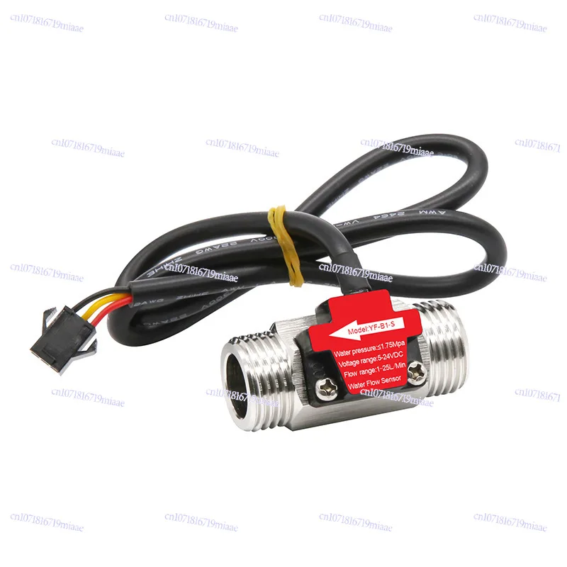 Stainless Steel Water Flow Meter 4 Minutes 6 Minutes 1 Inch Pipe Diameter Hot Water Dispenser Turbine Water Flow Sensor