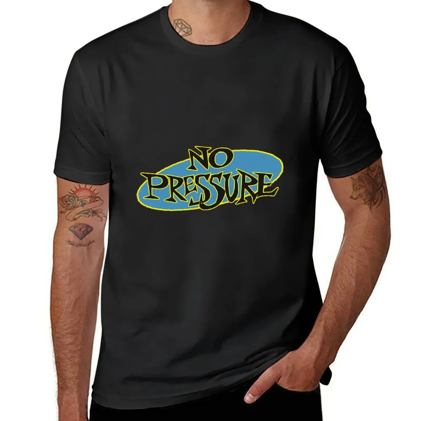 FAN ART NO PRESSURE PUNX HARDCORE LOGO T-Shirt tops Short sleeve tee for a boy mens tall t shirts