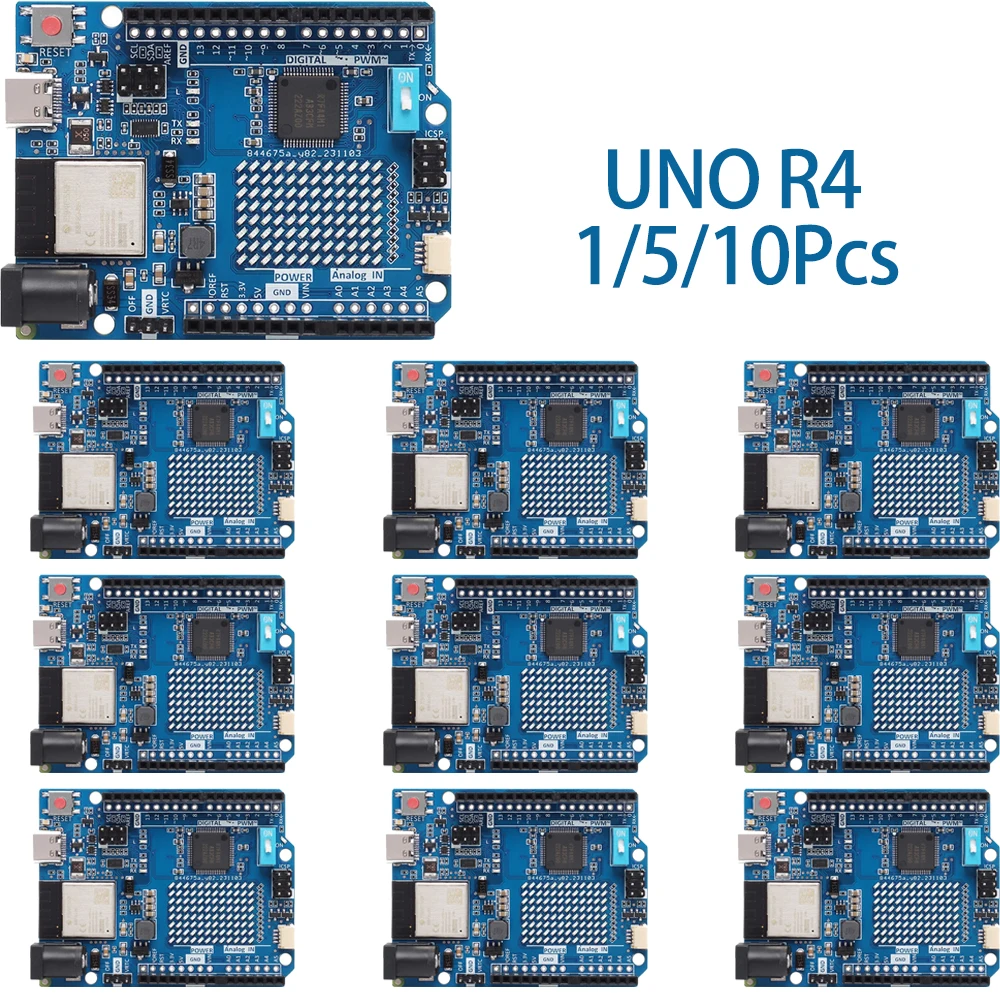 

1/5/10Pcs PImproved UNO R4 Development Board, Compatible with Official R4 WIFI Mainboard Microcontroller for Programming Study