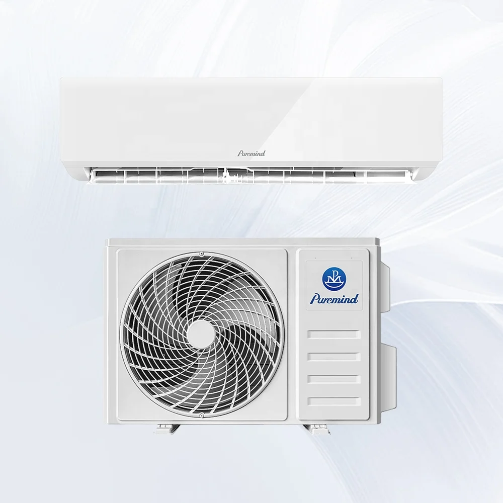 Puremind 220V 1.5 12000Btu 1Ton High Quality Smart Split Type Air Conditioner R32 R410a Inverter Air Conditioning Ductless