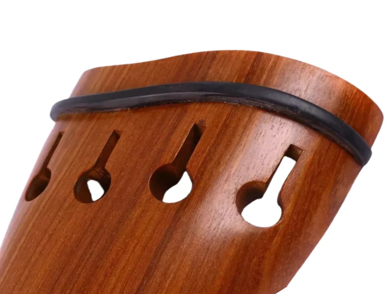 Rosewood Double Bass Tailpiece with Gut, High Quality Tail piece for Upright Bass 3/4 - Image 3