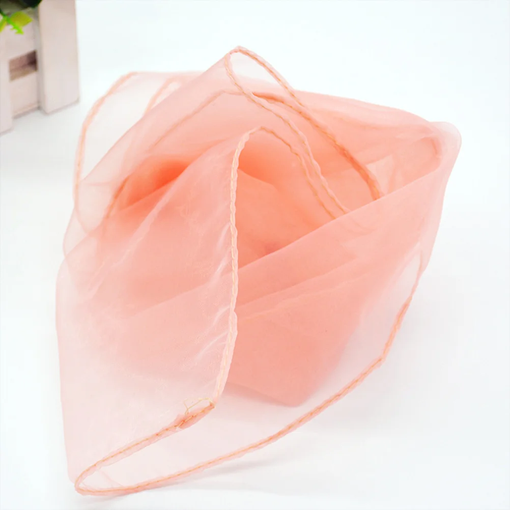 

12Pcs 60x60cm Dance Performance Silk Scarves for Lightweight Imitated Silk Square Scarf Breathable Foldable Travel Friendly