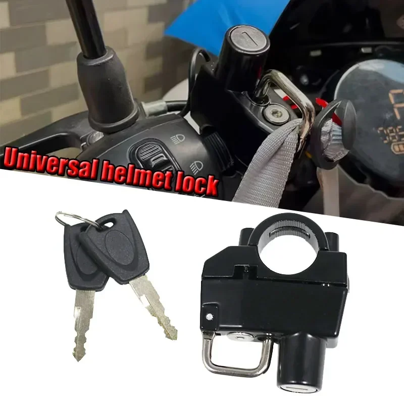 Helmet Lock Anti-theft Locker Locking Device Rustproof Fine Workmanship Compact Size Convenience Motorcycle Supplies