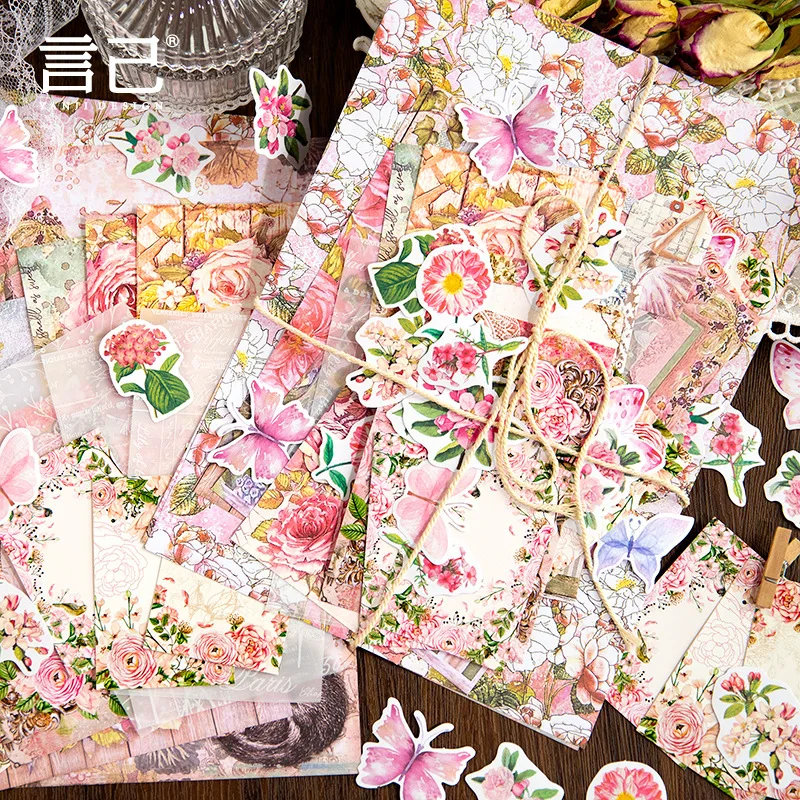 1 pacote/40 peças de papel vin - Embellishments For Scrapbooking avaliação e preço