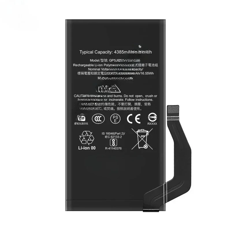 3.85V 4385mAh GP5JE Mobile Phone Battery for Google Pixel 7A Phone Replacement Battery Large Capacity Batteries