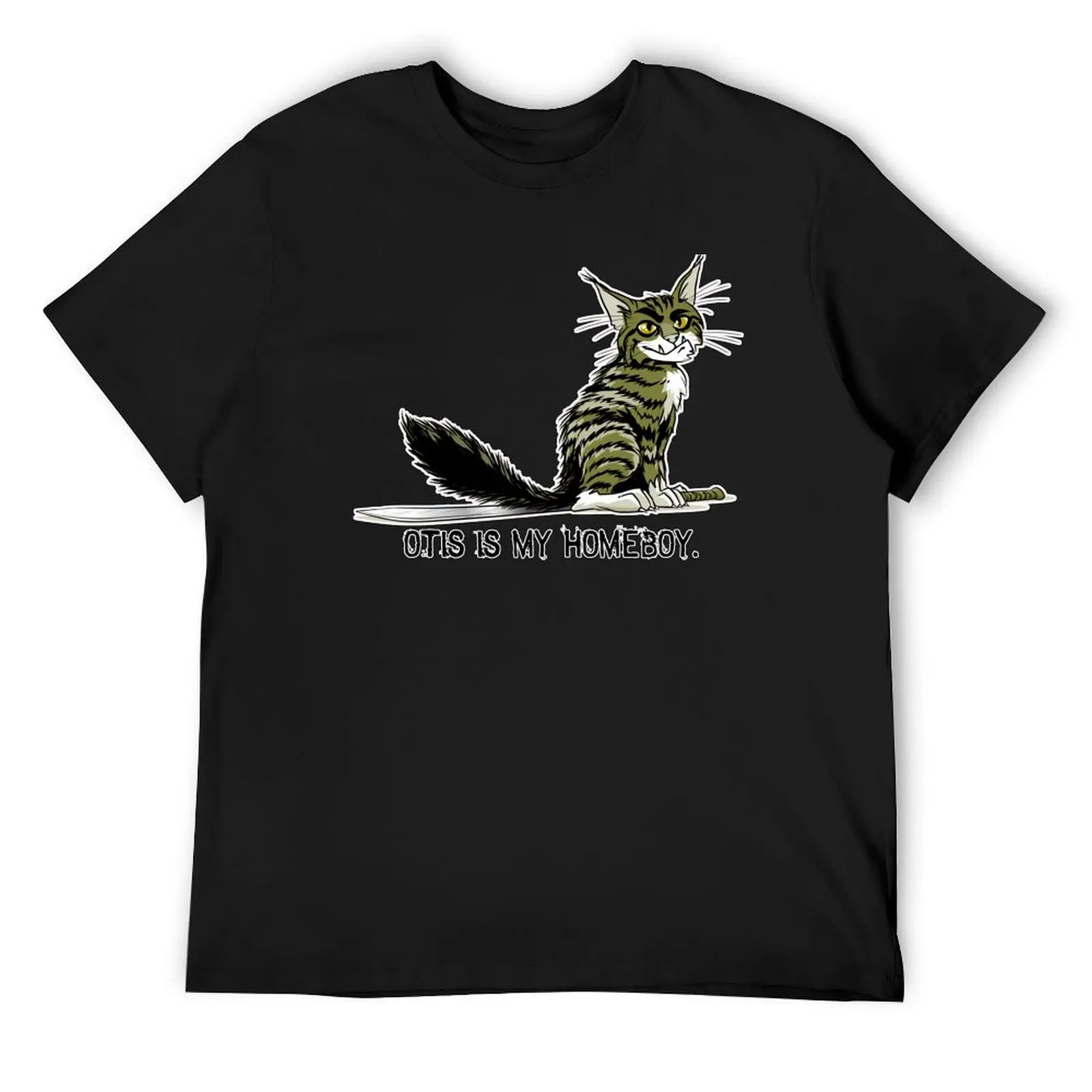 

Adrian's Undead Diary Otis is my Homeboy T-Shirt korean fashion heavyweights blacks men clothes