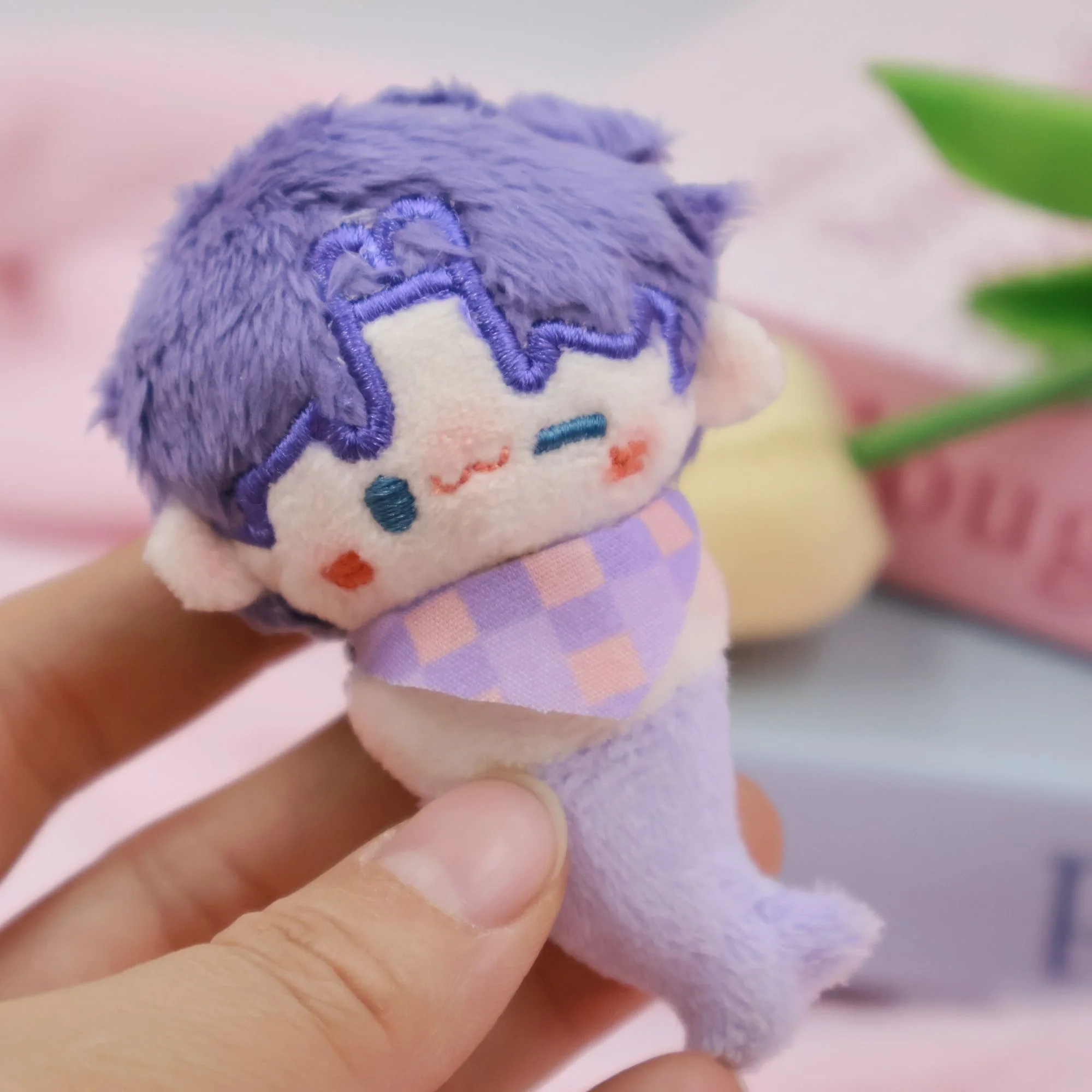 

Spot - Love and Deep Space Rafayel 8 см хлопковая кукла «Рыбий хвост» супер маленький милый брелок-подвеска супер мягкое подвесное украшение