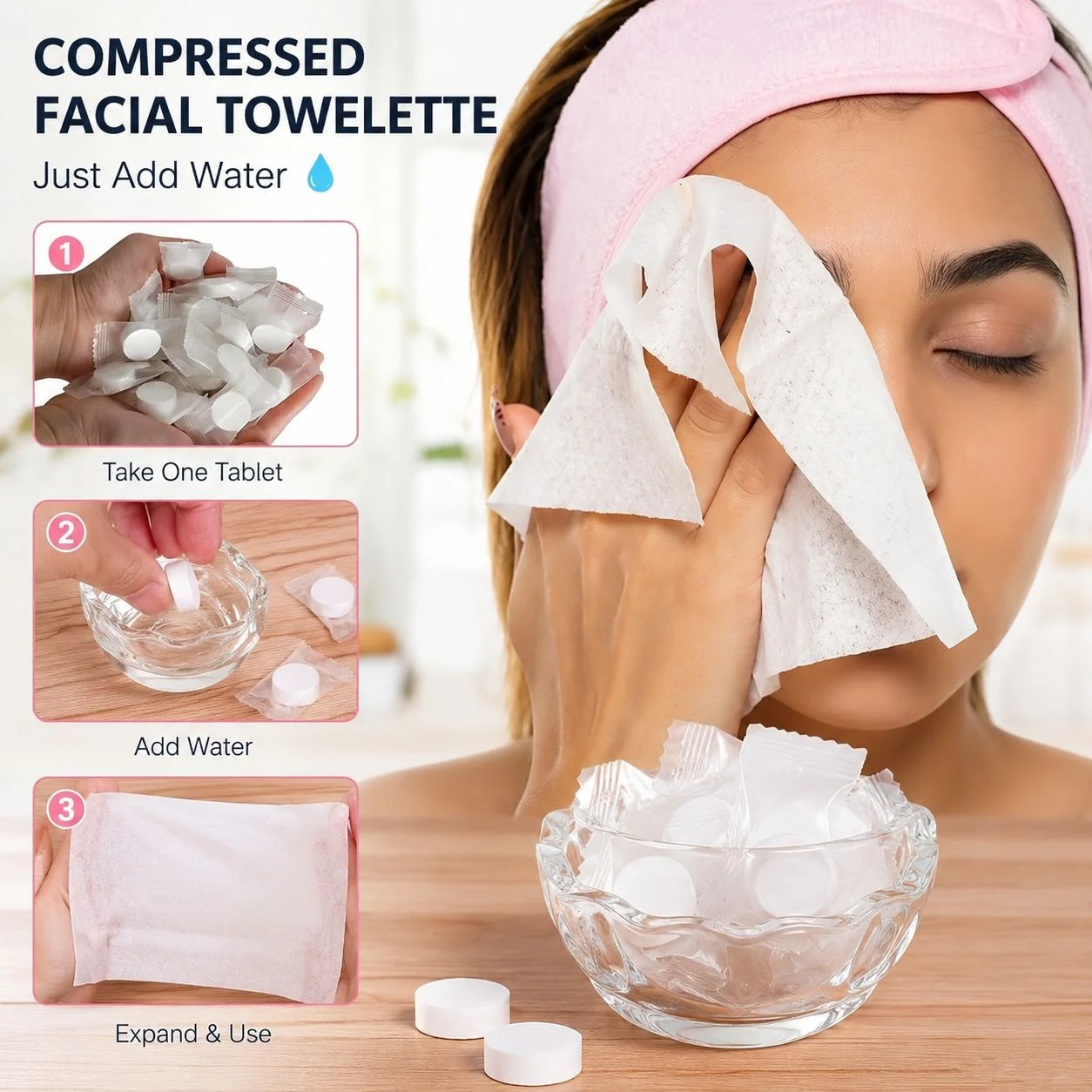 20/50/100PCS Portable Towels Disposable Compressed Towels Camping Wipes Toilet Paper Are Perfect For Outdoor Camping Hiking
