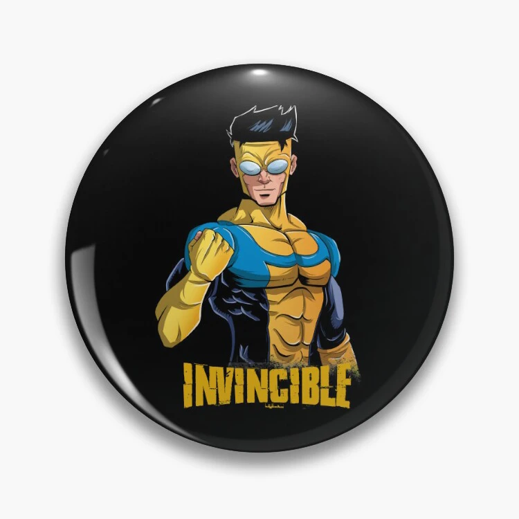 Men Women Invincible Hero Badge Pins Funny Collar Custom Clothes Manga Metal Broches Broche Pins for Backpacks Fashion Manga
