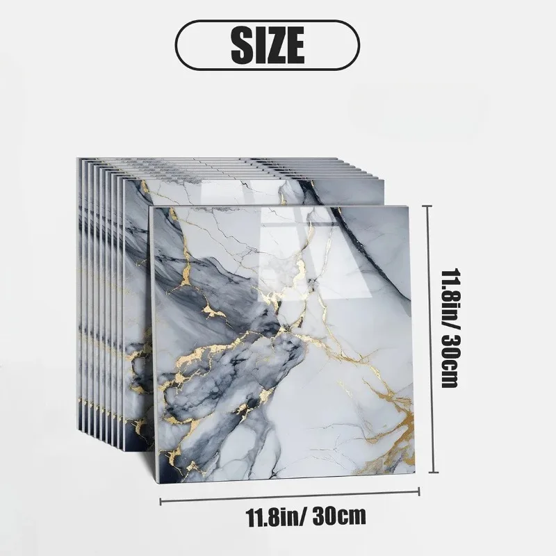 10-40 قطعة تقليد ثلاثية الأبعاد الرخام الجدار ملصق ذاتية اللصق مقاوم للماء Oilproof خلفية ل بلاط المطبخ جدار لتقوم بها بنفسك الديكور #6