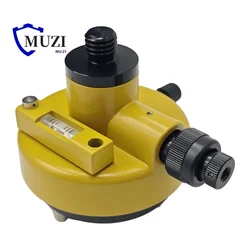 Yellow Rotating Adapter For Prisms GPS Surveying With Optical Plummet 5/8