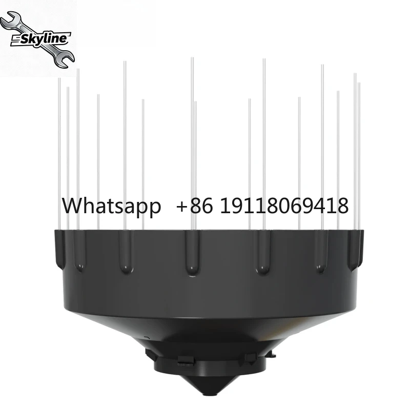 Heightened Rain Funnel with Bird Spikes for WH40