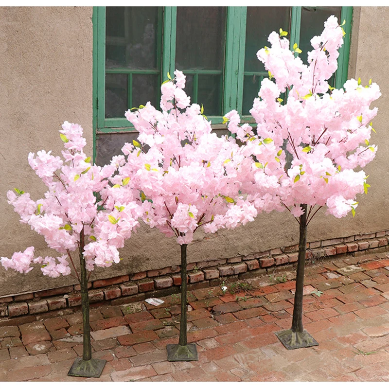 

Artificial Cherry Tree, Silk, High Simulation, Wedding Guide, Home Garden, Office Decoration