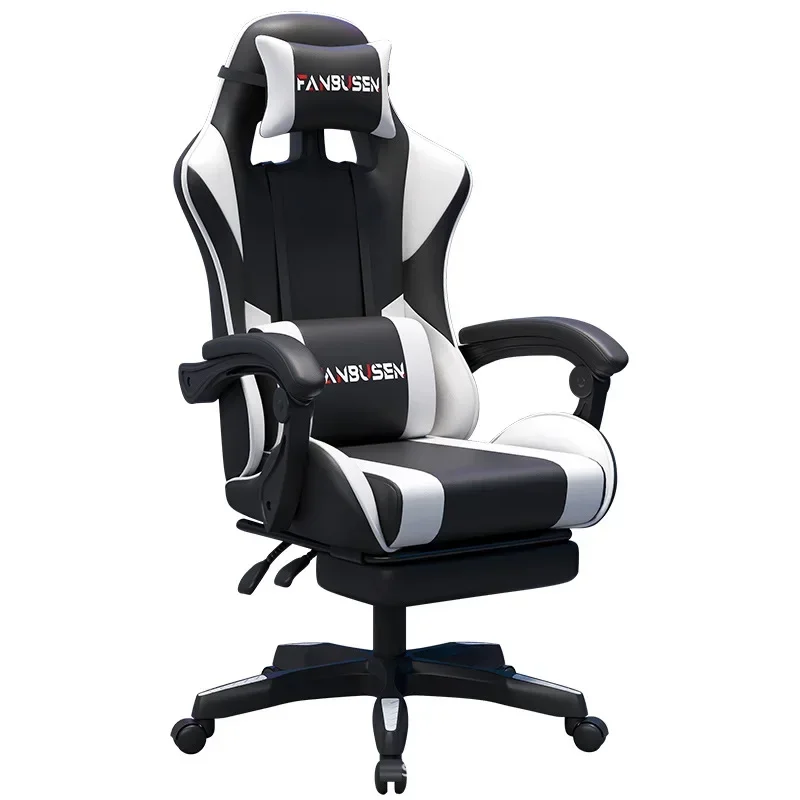 Ergonomic Gaming Chair for Computer Use Adjustable Height Reclining Office Chair for Home Dorm Live Streaming Comfort Fit view 5