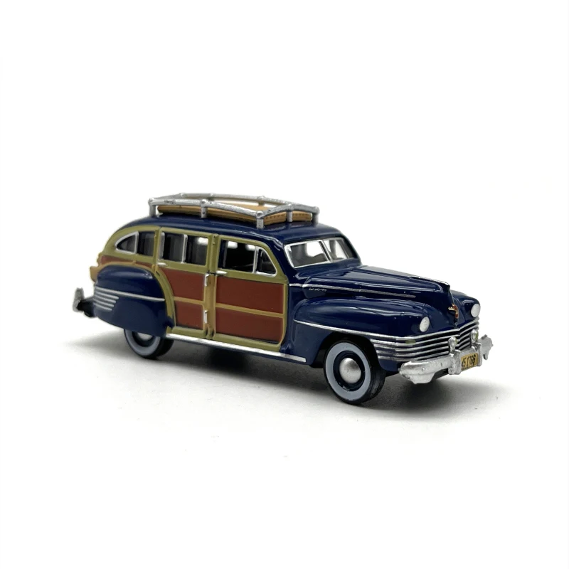 OXFORD Diecast Model Car 1:87 Woody Station Wagon Vehicle Gifts for Boys Girls Hobby Collection with Display Box