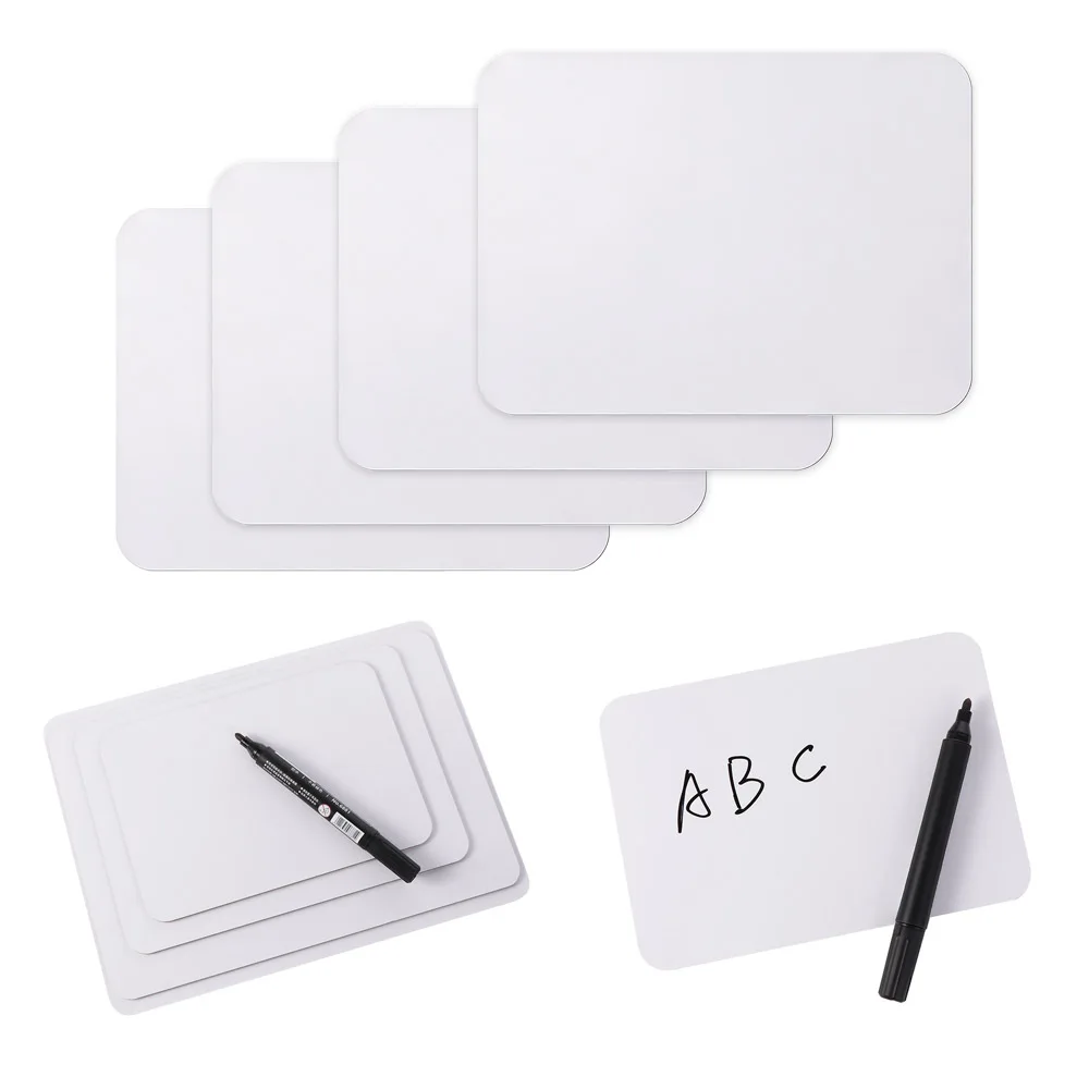 

Drawing Graffiti Doodle Double-Sided Mini Whiteboard Mini Chalkboard Children Drawing Toy Painting Writing Board Erasable Wooden