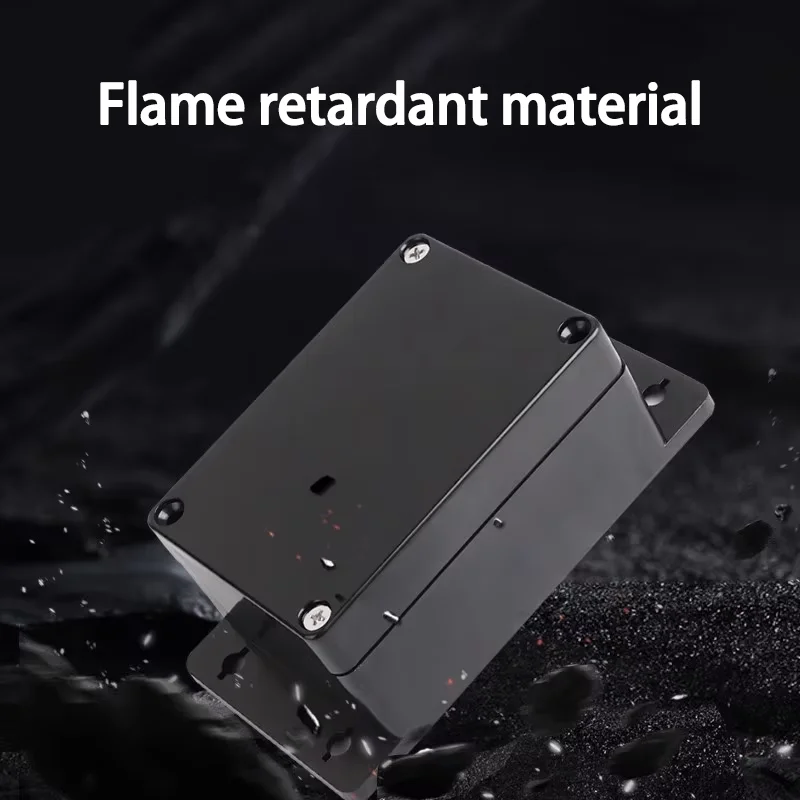 Abs preto ao ar livre à prova dwaterproof água gabinete caixa de plástico projeto eletrônico instrumento caso caixa de projeto elétrico caixa de junção housin