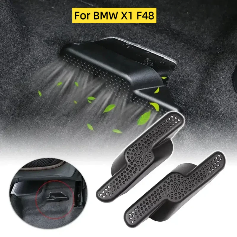 For BMW X1 F48 2015 2016 2017 2018 2019-2023 X2 F39 Rear Seat Outlet Car Interior Accessories 2Pcs Car Air Vent Cover Grille