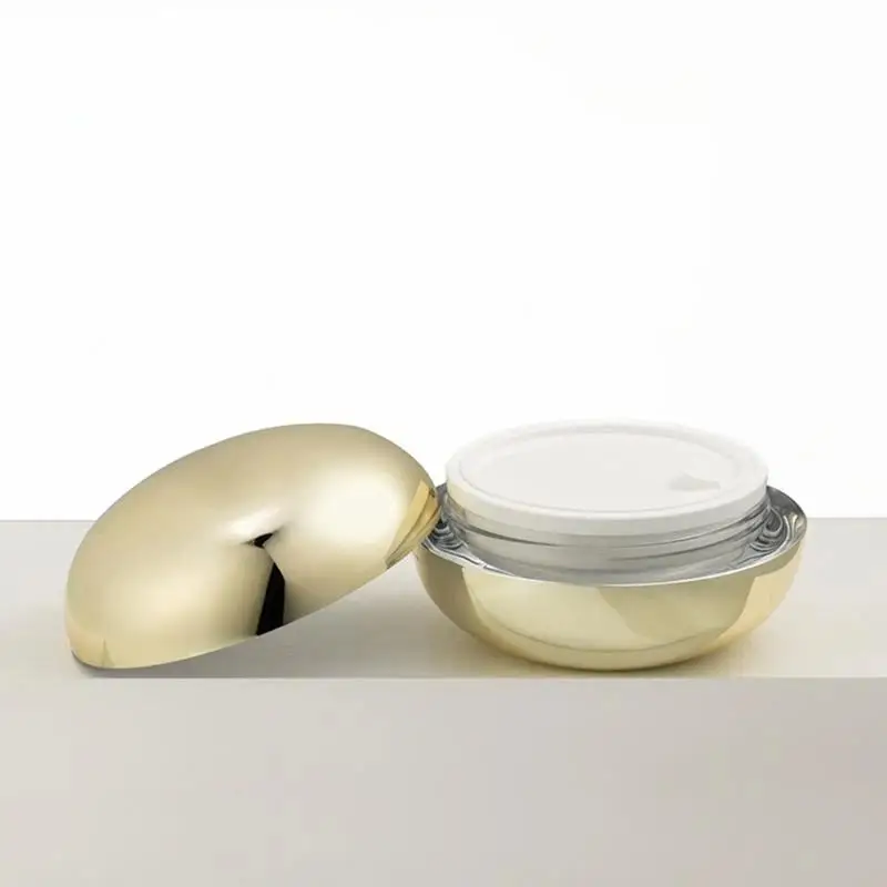 50g Runde Nachfüllbare Flasche Leere Tiegel Make-up-Dose Reise-Gesichtscreme-Lotion Kosmetikbehälter Damen-Perlencreme-Flasche – Detail 4