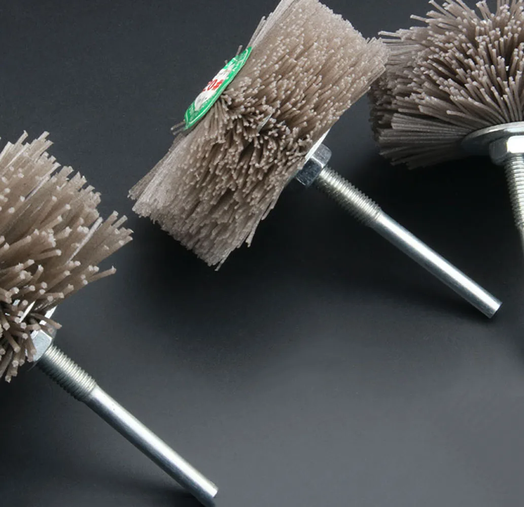 Polishing flower head imported Yabai root carving wear-resistant brush dragon abrasive wire mahogany wood tool