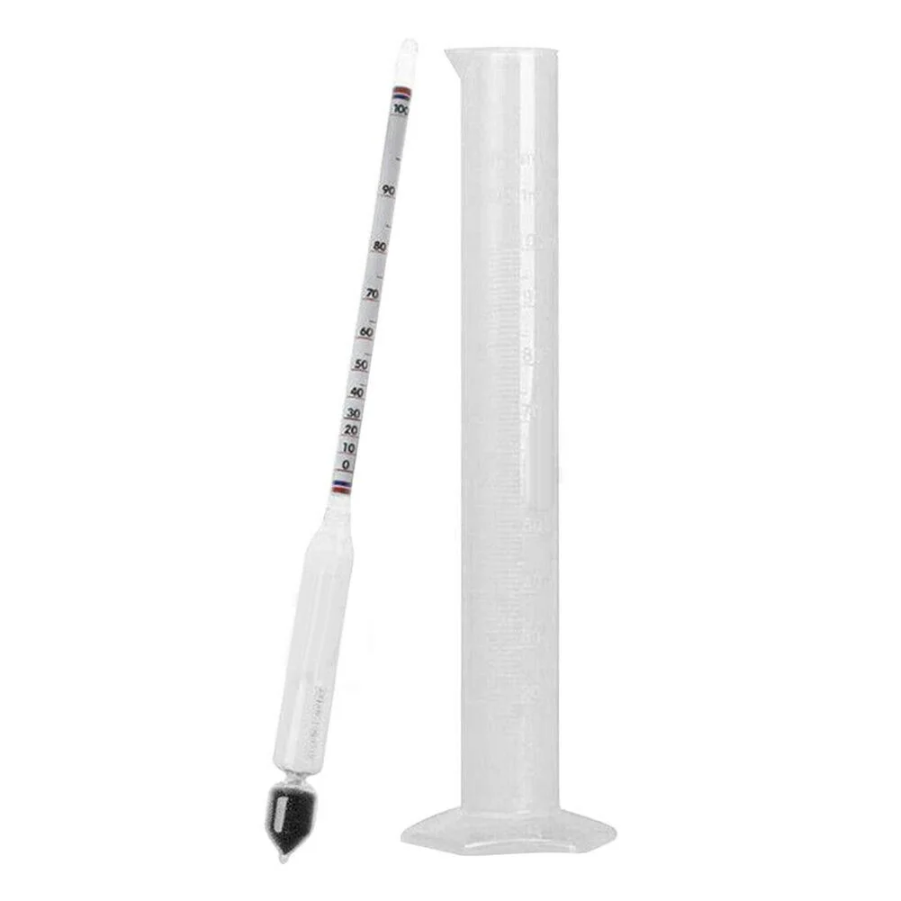 Imagem -05 - Álcool Escala Tripla Hydrometer Auto Brewed Vinho Açúcar Medidor de Medição de Álcool para Fabricação de Cerveja em Casa Que Faz Cerveja Vinho Mead 100ml
