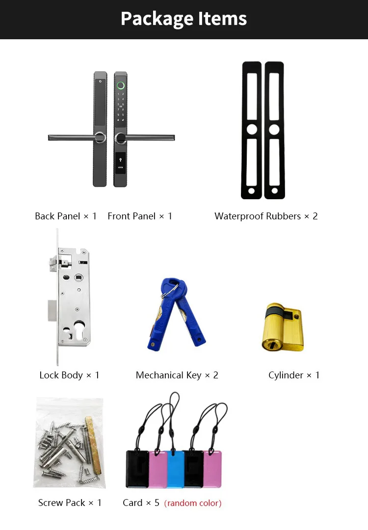 Neuankömmling, europäischer Standard, superschlank, für Zuhause, Wohnung, Büro, intelligentes Fingerabdruck-Digital-Türschloss mit 3585 4585 6085 Moritse – Detail 12