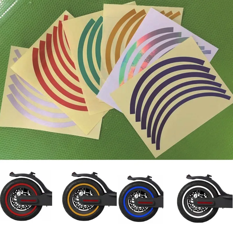 Hot Night Riding Warning Strip for Xiaomi Mijia M365 Scooter Sticker Reflective PVC Scooter Decal Waterproof scooter accessories