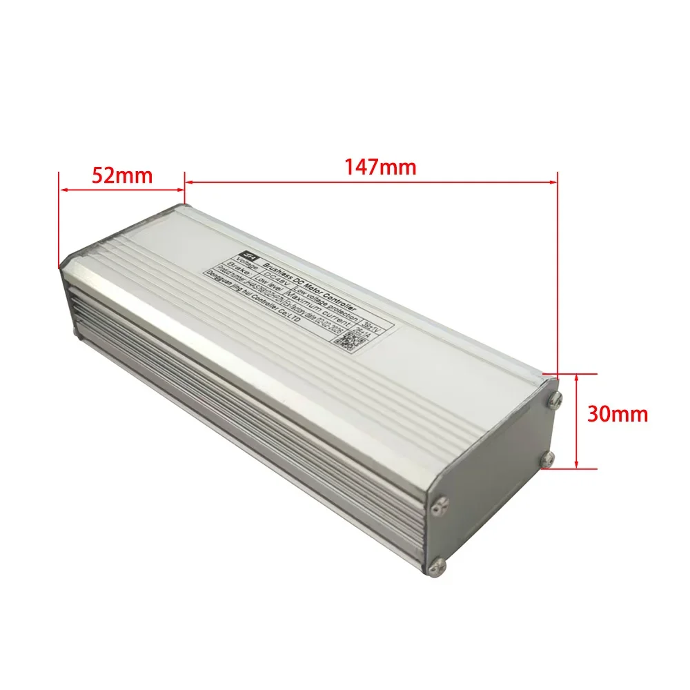 

Nulkomma 48V 26A Brushless Motor Controller for Ebike JH4AS7681DZHDZN Display Speed Controller with Built-in Hall for Electric