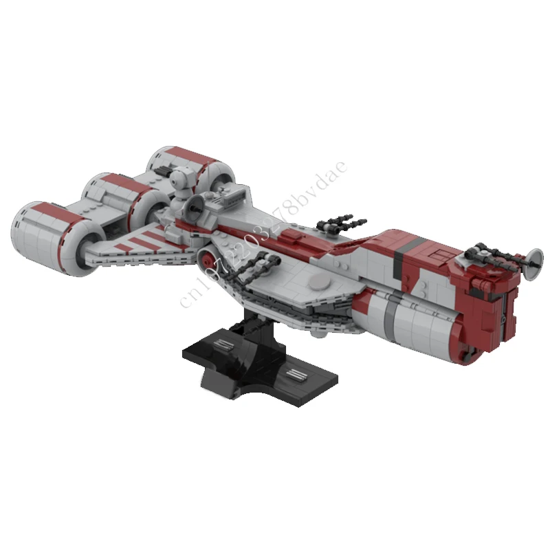 1553ピース 共和国フリゲート宇宙戦争軍事MOC宇宙船戦闘モデルビルディングブロック建築DIY教育モデルおもちゃギフト