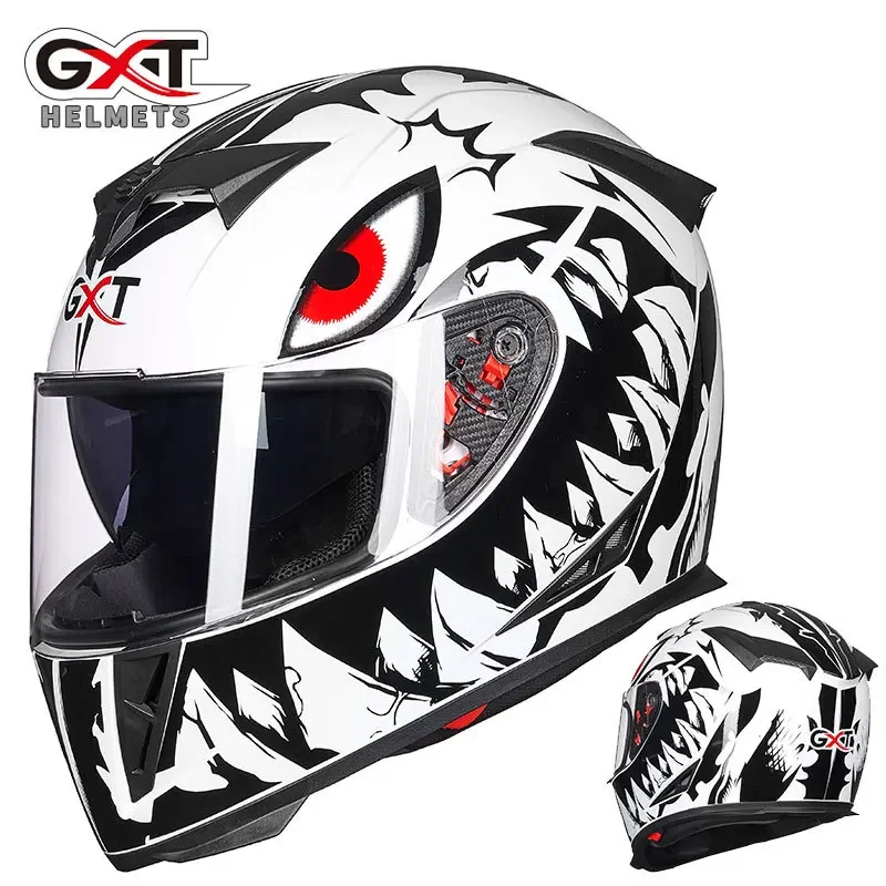 GXT Motorcycle Full Face Helmets Motocross Off Road Helmet Moto Racing Winter Motorbike Helmets Casco Capacete