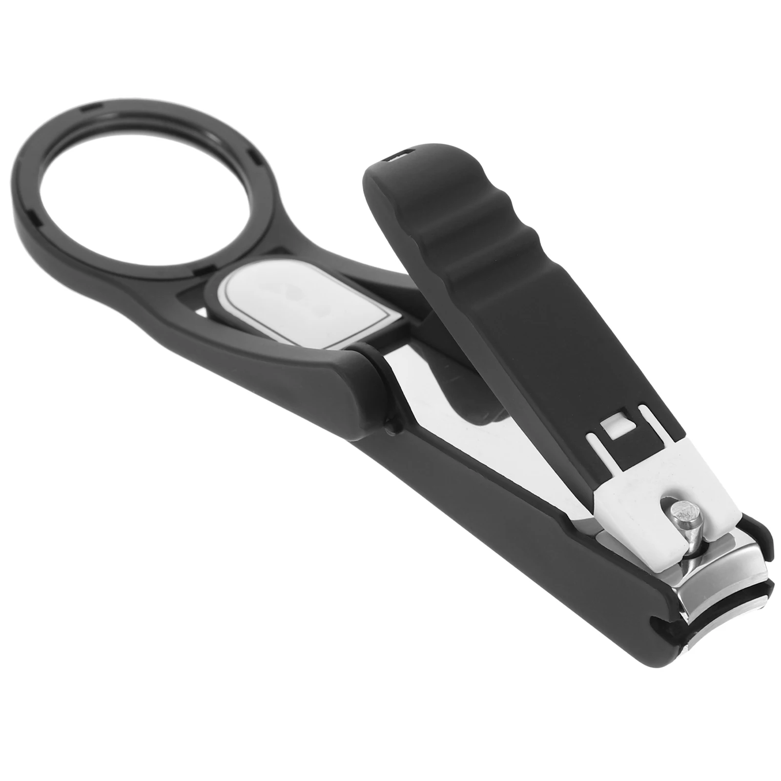 

Toe Nail Clipper With Magnifying Glass Senior Portable Nail Cutter Adjustable Angle Comfortable Handle Foot Care Tool