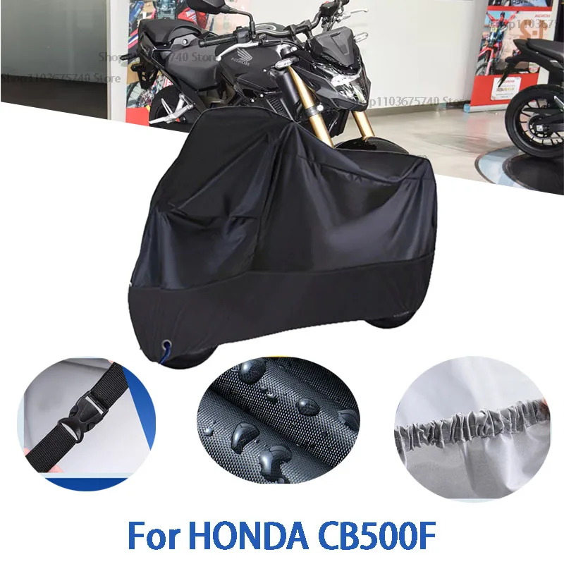 

Motorcycle Full Covers For HONDA CB500F Car Outdoors Sun Protection Dust No Ear Thickened Oxford Clothcover Accessories